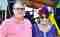 My wife, Laura (aka Minnie Pearl), and me at our Banana Pudding Festival Paul and Laura Aydelott